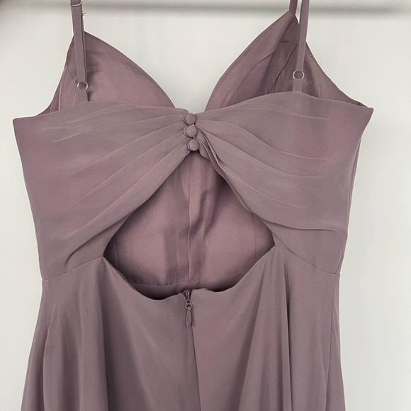 Azazie Dani Bridesmaid Dress in Dusk Size 8 - Picture 5 of 5